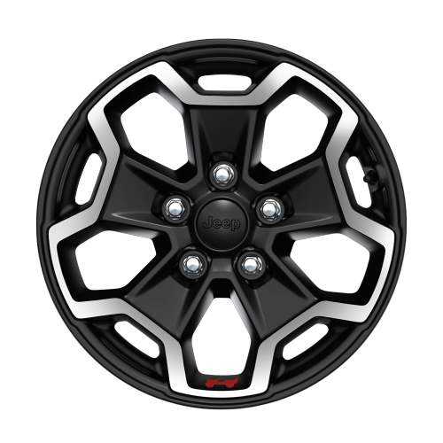 17-Inch Polished Black Alloy Wheels 